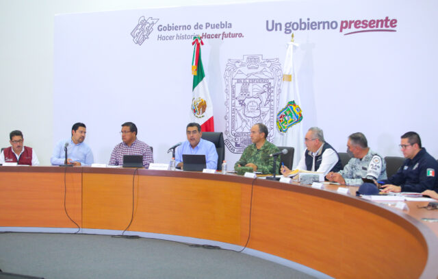 Con Federación y Municipios, Gobierno de Puebla fortalece prevención ante actividad del Popocatépetl: Sergio Salomón
