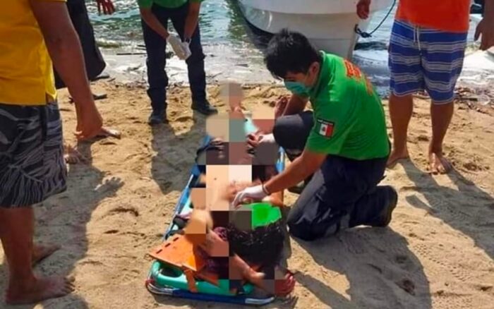 Joven rumana muere ahogada en playa Zicatela, Oaxaca