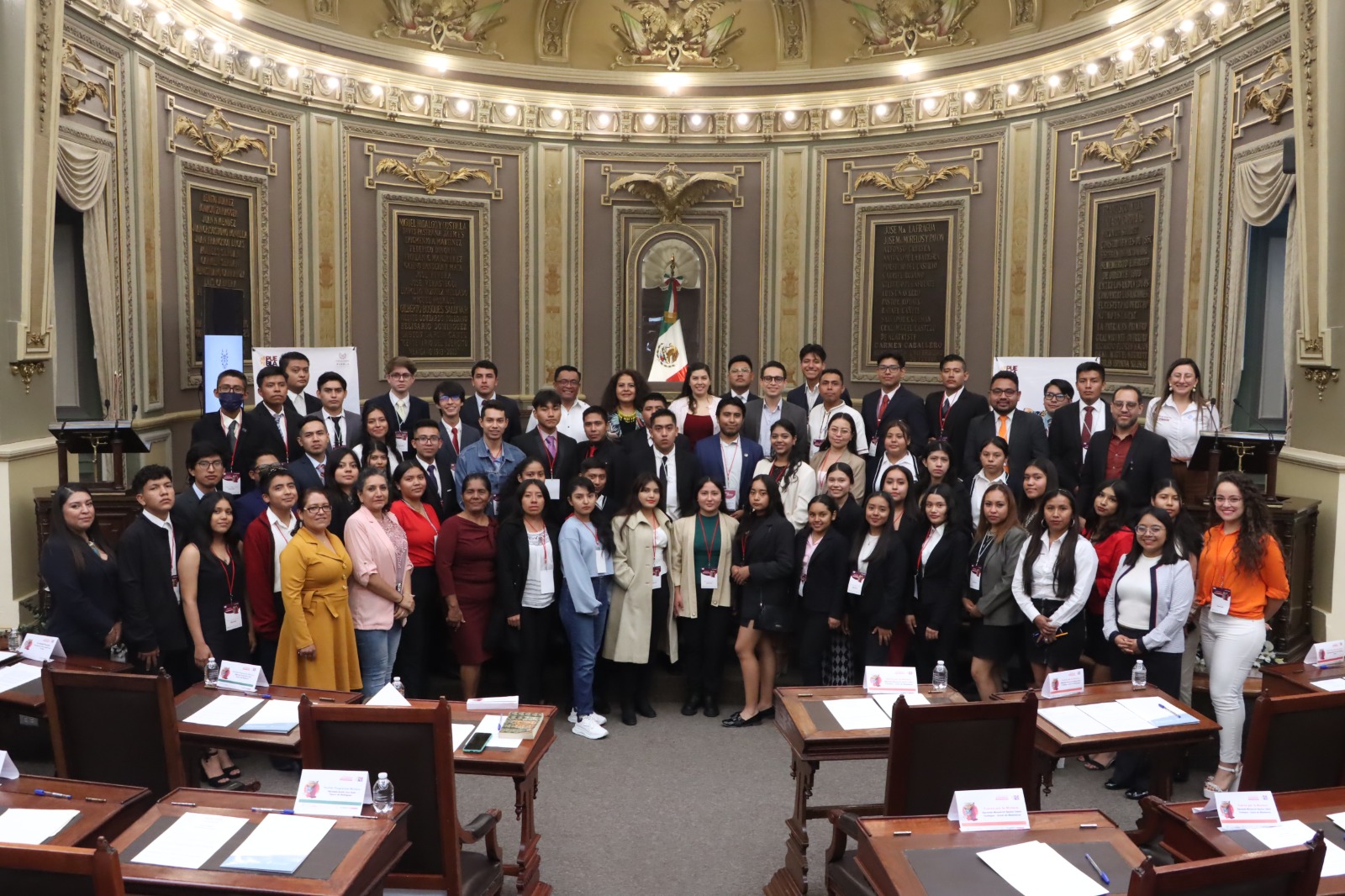 Las juventudes poblanas tienen participaciónactiva en el Congreso de Puebla.