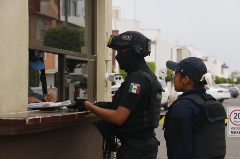Implementa policía de San Andrés Cholula operativo fraccionamiento seguro