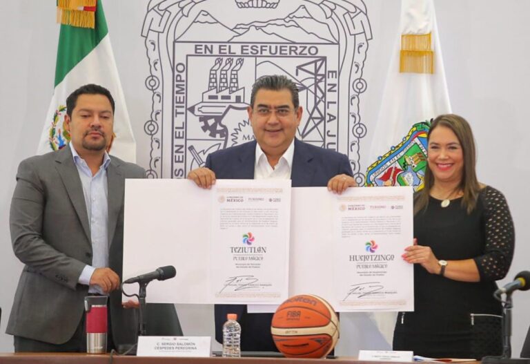 Consolida gobierno de Sergio Salomón a Puebla como referente turístico nacional e internacional.