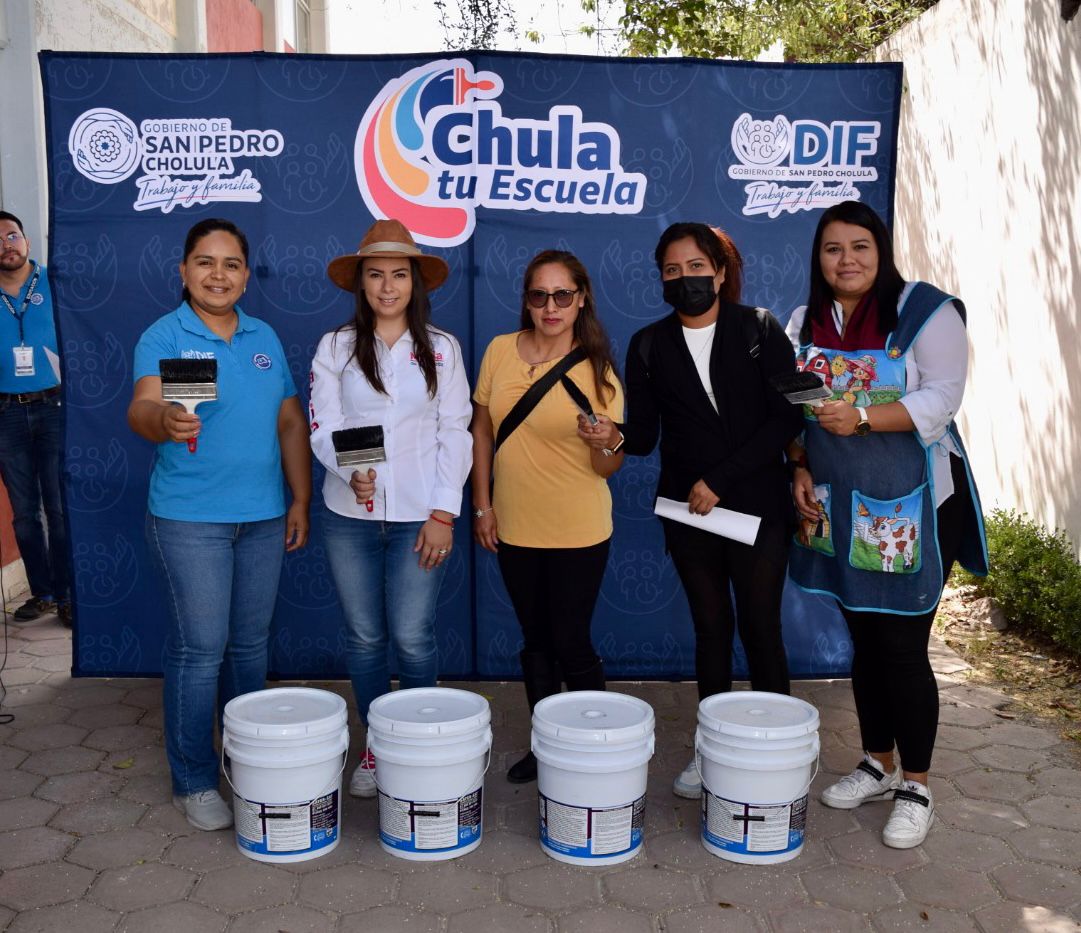 Arranca el programa “Chula tu escuela” para mejorar condiciones de las instituciones.