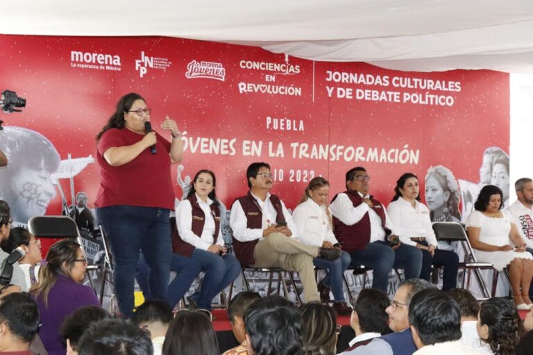 En unidad y por amor a Puebla, Morena realiza foro de las juventudes.