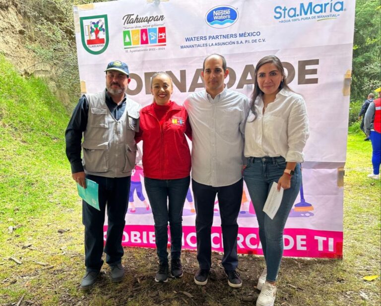 Rosy Díaz suma esfuerzos con Agua Sta. María, Nestlé y ECOCE en favor del medio ambiente