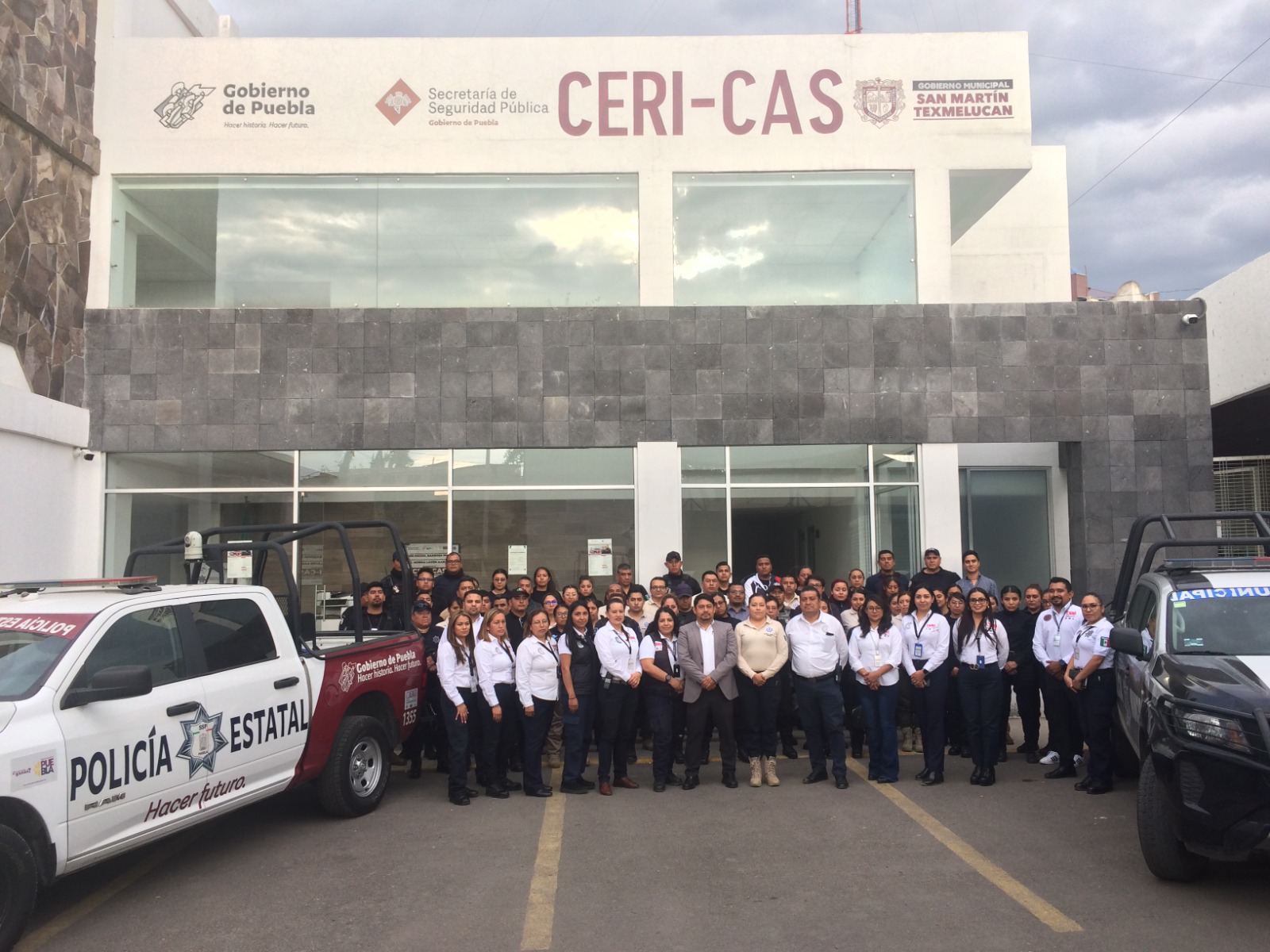 San Martín Texmelucan fue sede del inicio de los cursos de capacitación a nivel estatal para reforzar la seguridad.