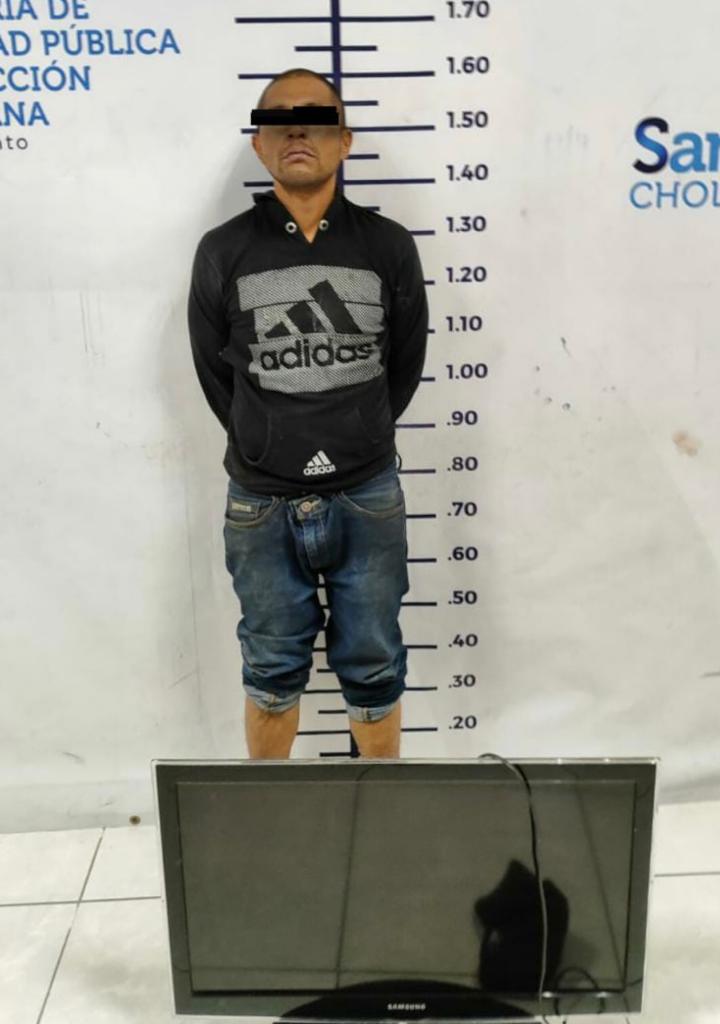 Detiene policía de San Andrés Cholula  a persona por robo a casa habitación