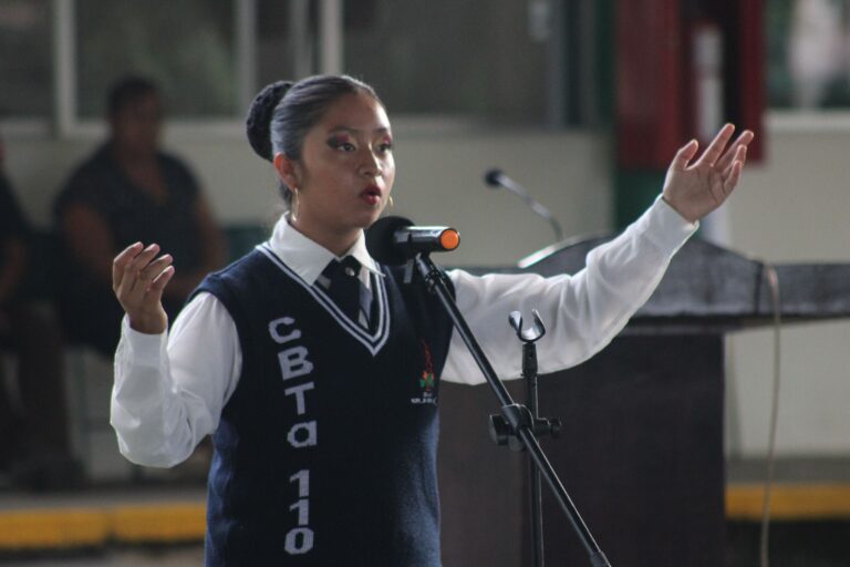 Presentan programa cultural alusivo a Puebla.CBTa No 110 impulsa el arte y la cultura en los jóvenes