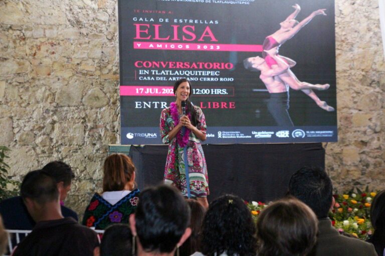 Con conversatorios autobiográficos, Elisa Carrillo promueve el arte de la danza al interior del estado