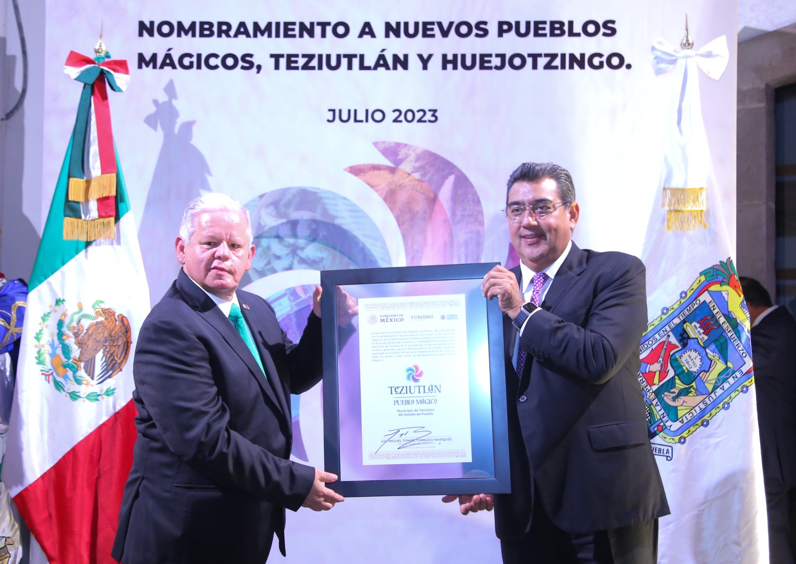 Con nombramientos de nuevos pueblo mágicos, gobierno estatal fortalece identidad poblana.