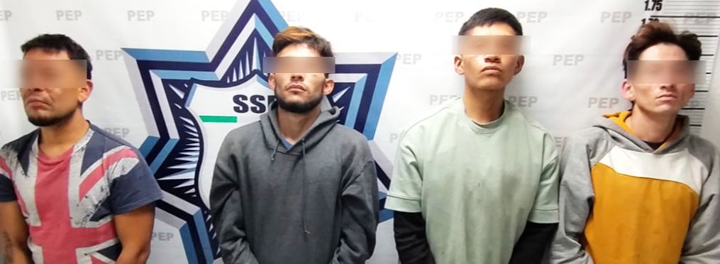 Detiene SSP a cuatro integrantes de una célula dedicada al robo de autopartes