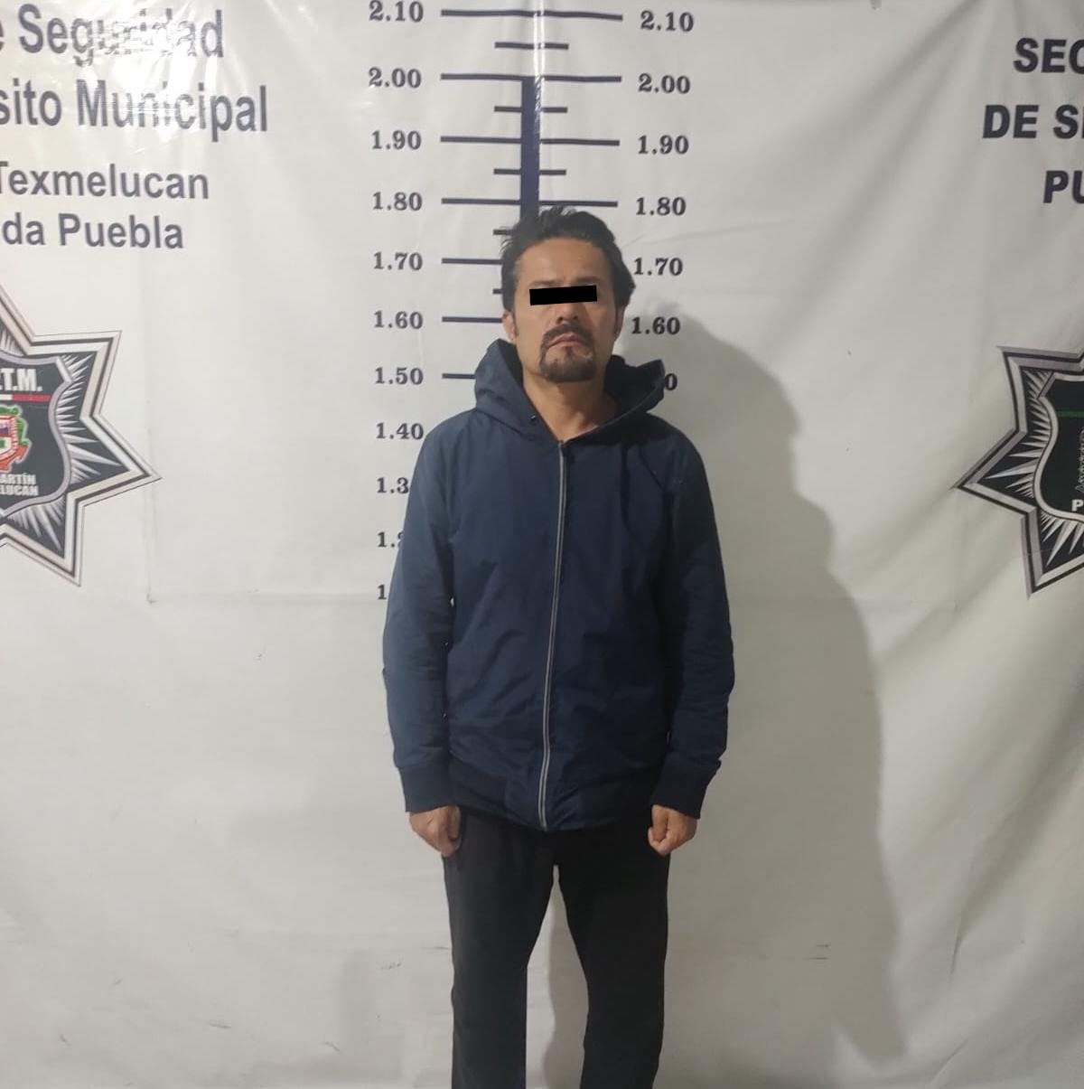 Seguridad Pública de Texmelucan detuvo a masculino  por el delito de violencia familiar y lesiones.