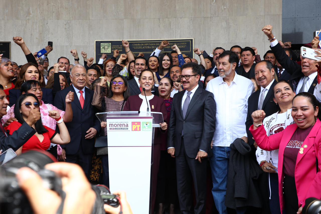Diputados de Morena se reúnen con Sheinbaum y refrendan unida por la consolidación de la 4T