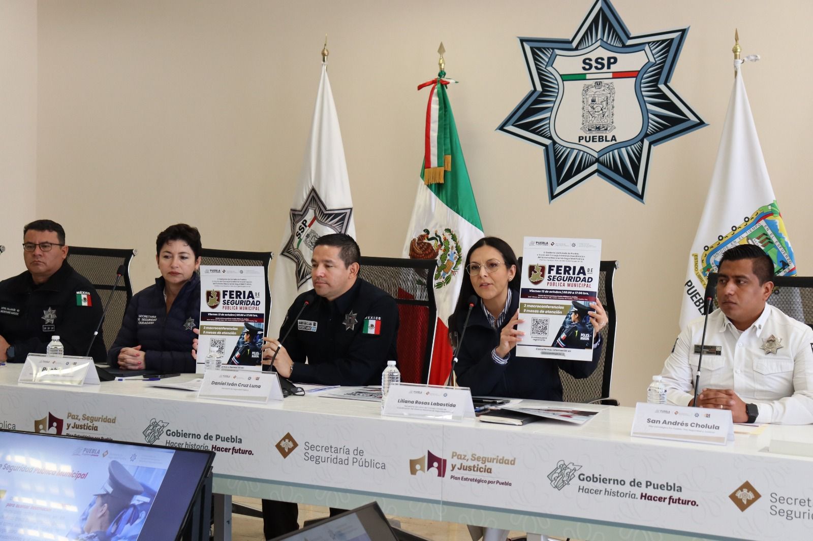 Brinda gobierno de Puebla acompañamiento y capacitación para fortalecimiento de policías municipales