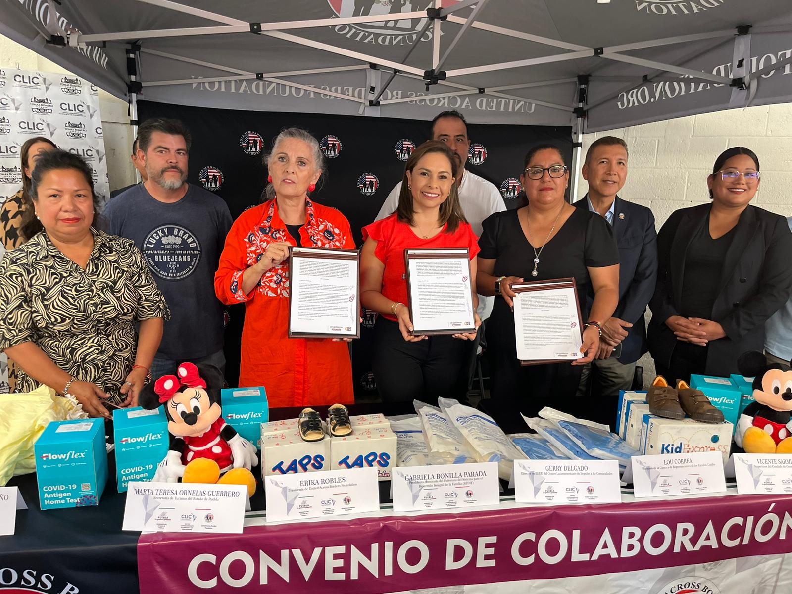 Concreta gobierno del estado convenio con fundaciones de EE.UU. en favor de la niñez poblana