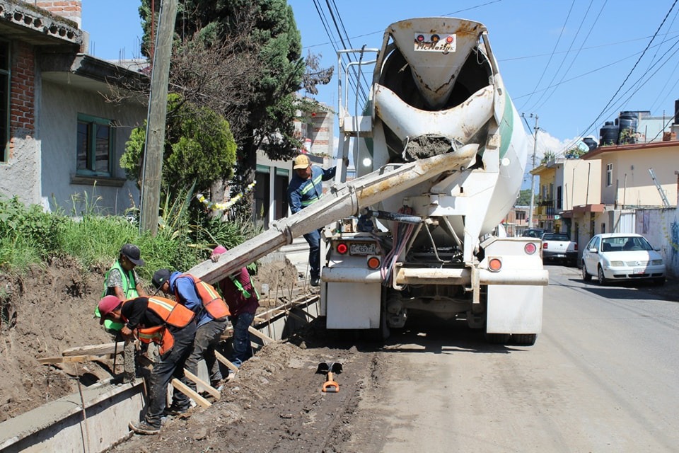 Avanza Dirección de Obras Públicas en la construcción de un mejor Ocoyucan