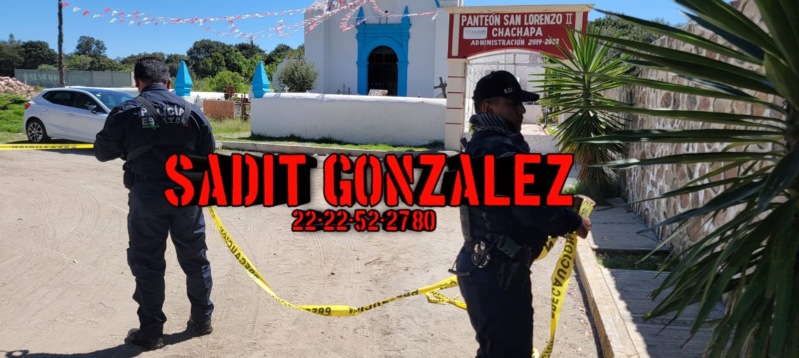 Hallan cadáver embolsado en el panteón de San Lorenzo Chachapa, Amozoc.