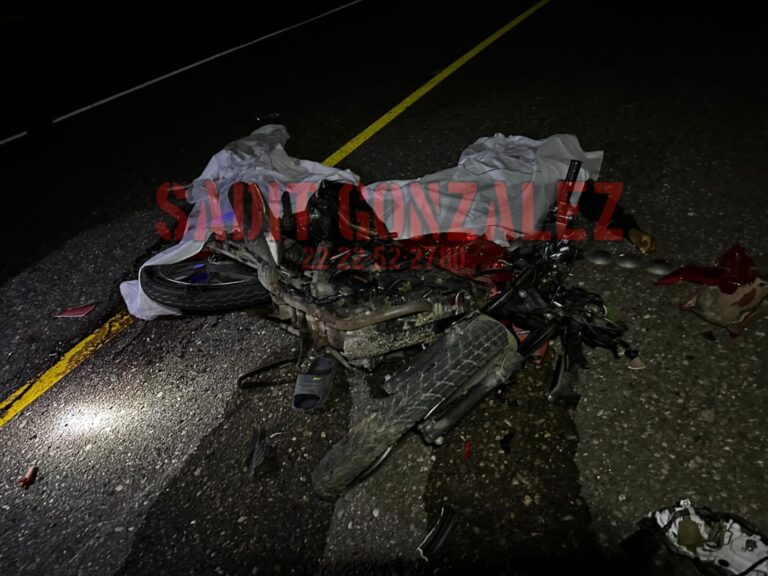 Pareja de motociclistas mueren atropellados en la carretera Chiautla de Tapia – Chila de la Sal