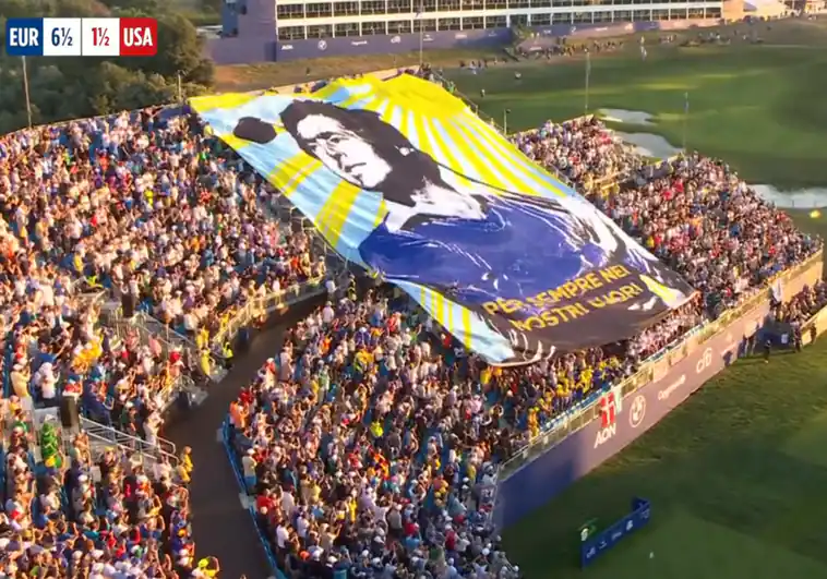 El emocionante homenaje de la grada de la Ryder Cup a Severiano Ballesteros