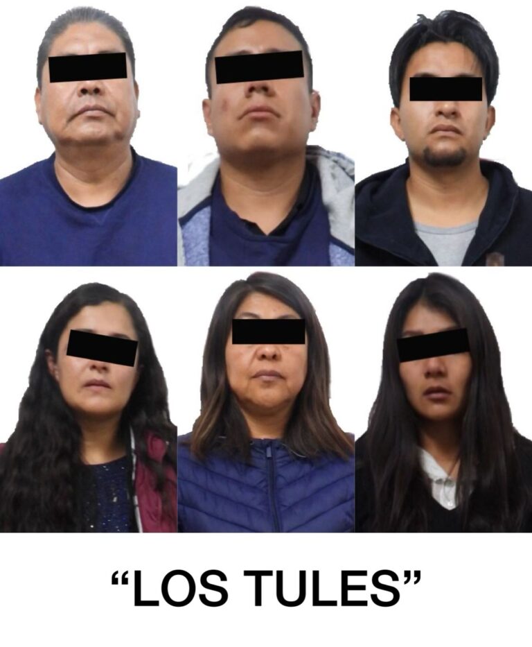 Integrantes de la banda de“Los Tules”,detenidos por la policía  municipal de Puebla