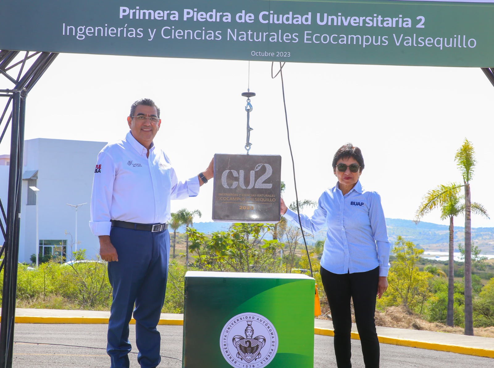 Garantizan gobierno estatal y BUAP futuro educativo de jóvenes; inicia construcción de Ciudad Universitaria 2