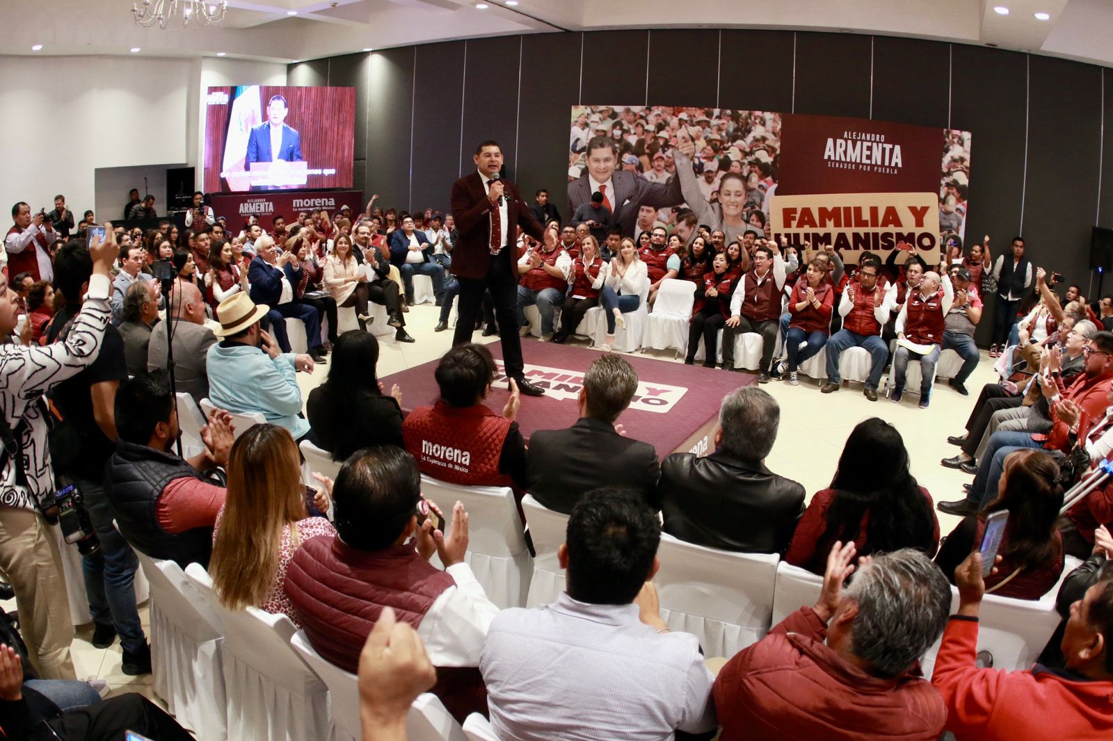 Armenta realiza foros de la transformación en favor de Sheinbaum y Obrador