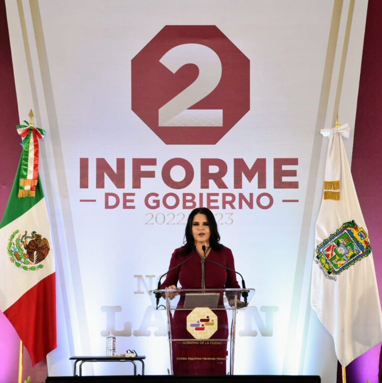 Frente a más de 14 mil personas; Norma Layón dio su segundo informe de gobierno