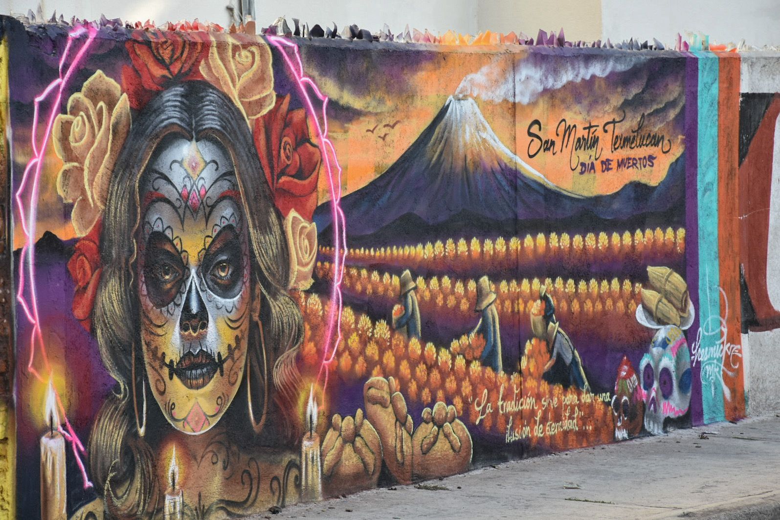 Lugares  y tradiciones quedaron plasmados con el concurso muralismo “RenovAR-TExmelucan”