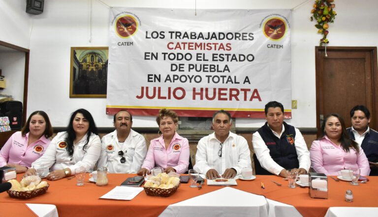 Respalda FATEP-CATEM, aspiraciones de Julio Huerta a la gobernatura de Puebla