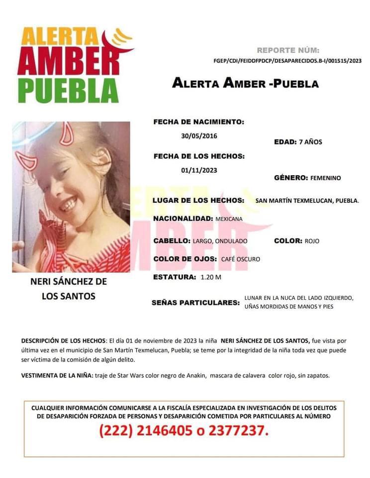 SSP de Texmelucan realiza operativo de búsqueda  y localización de una menor extraviada