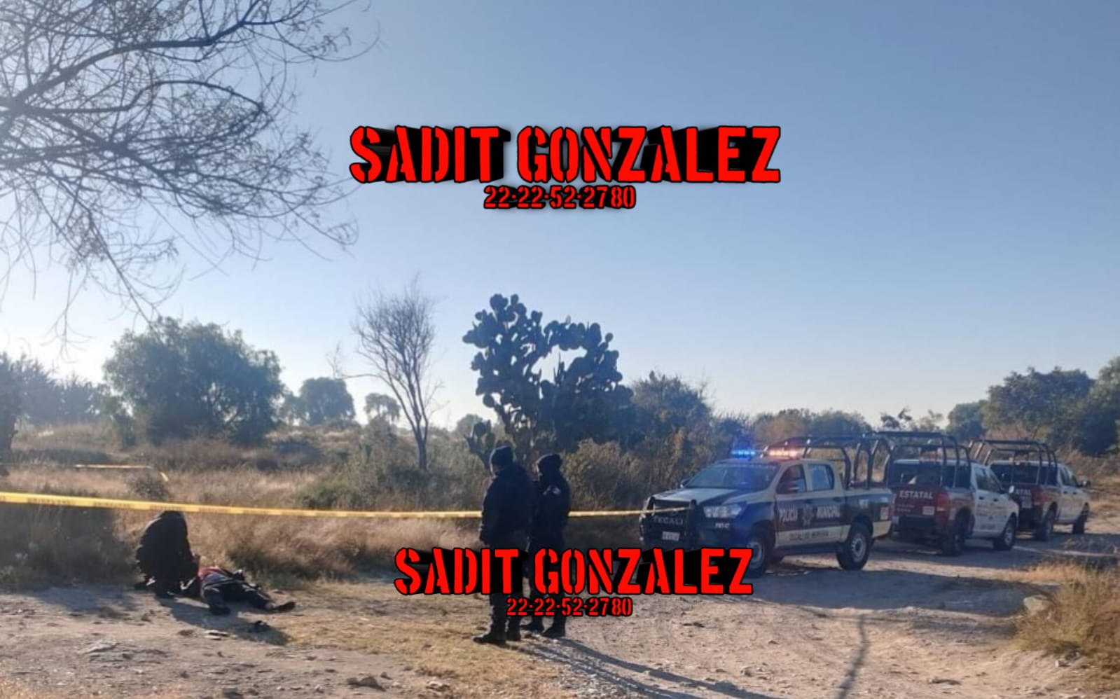 Encuentran cadáver de un hombre con singos de violencia en Tecali de Herrera.