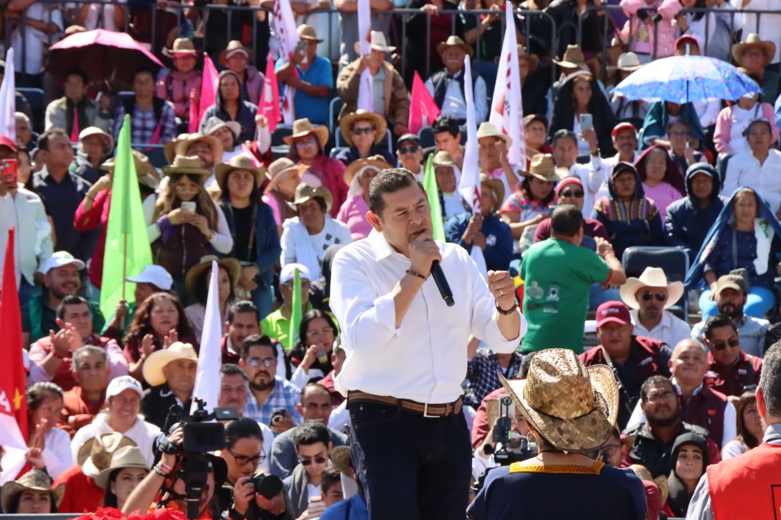 En Puebla conformamos una coalición ganadora, en unidad vamos a la victoria, asegura Alejandro Armenta