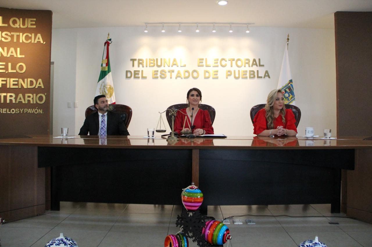 Destaca actividades del TEEP Magistrada Presidenta, Idamis Pastor Betancuort en su primer informe de actividades