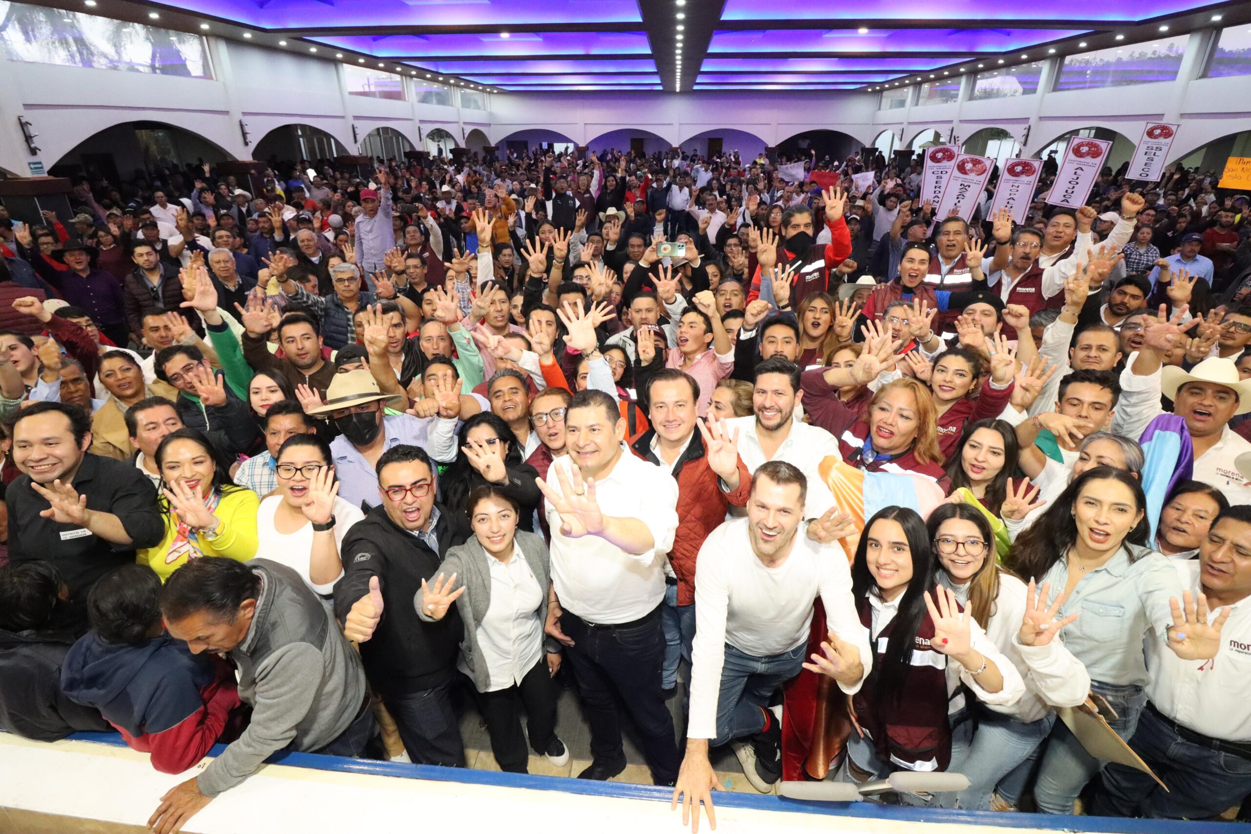 Puebla está llamada a la grandeza, de la mano de Claudia Sheinbaum y AMLO: Armenta