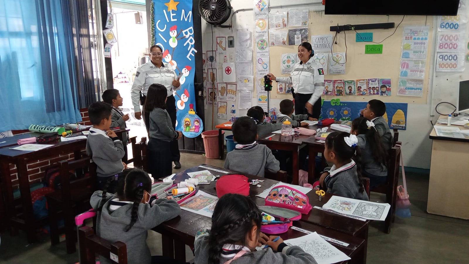 Fomentan cultura vial en niños de Ocoyucan