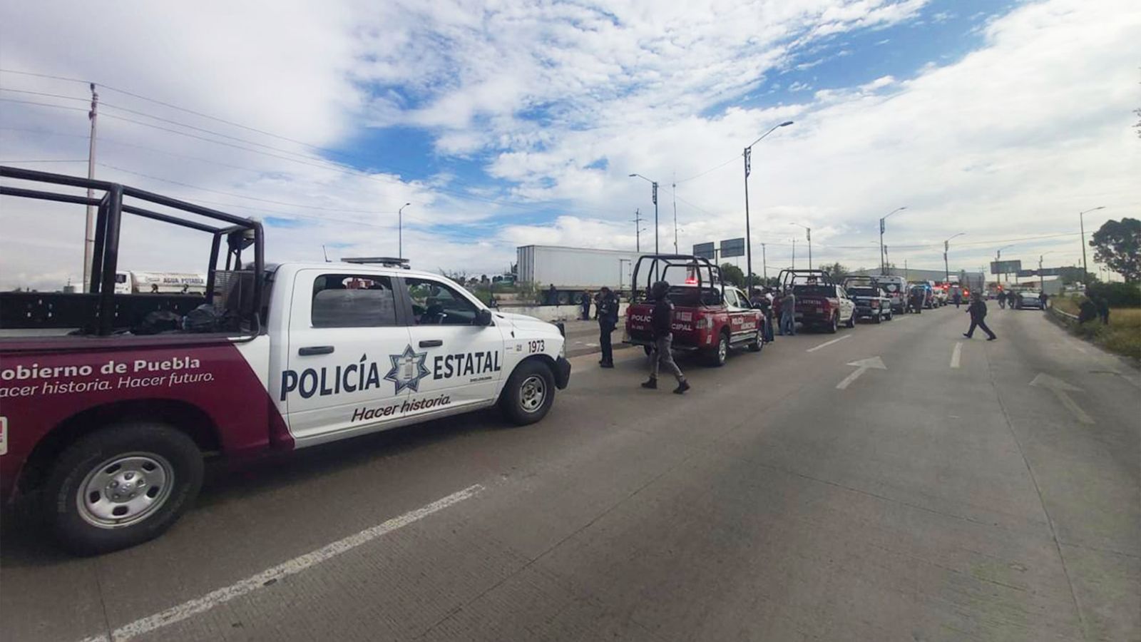 A través del C5i, SSP y policías municipales recuperan tractocamión robado