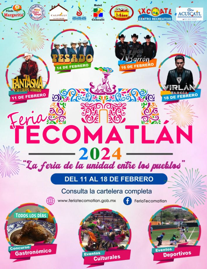 Anuncian Feria Tecomatlán 2024