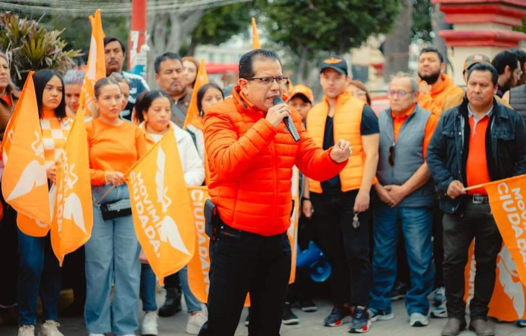 Abraham Salazar cierra precampaña con cientos de adeptos texmeluquenses