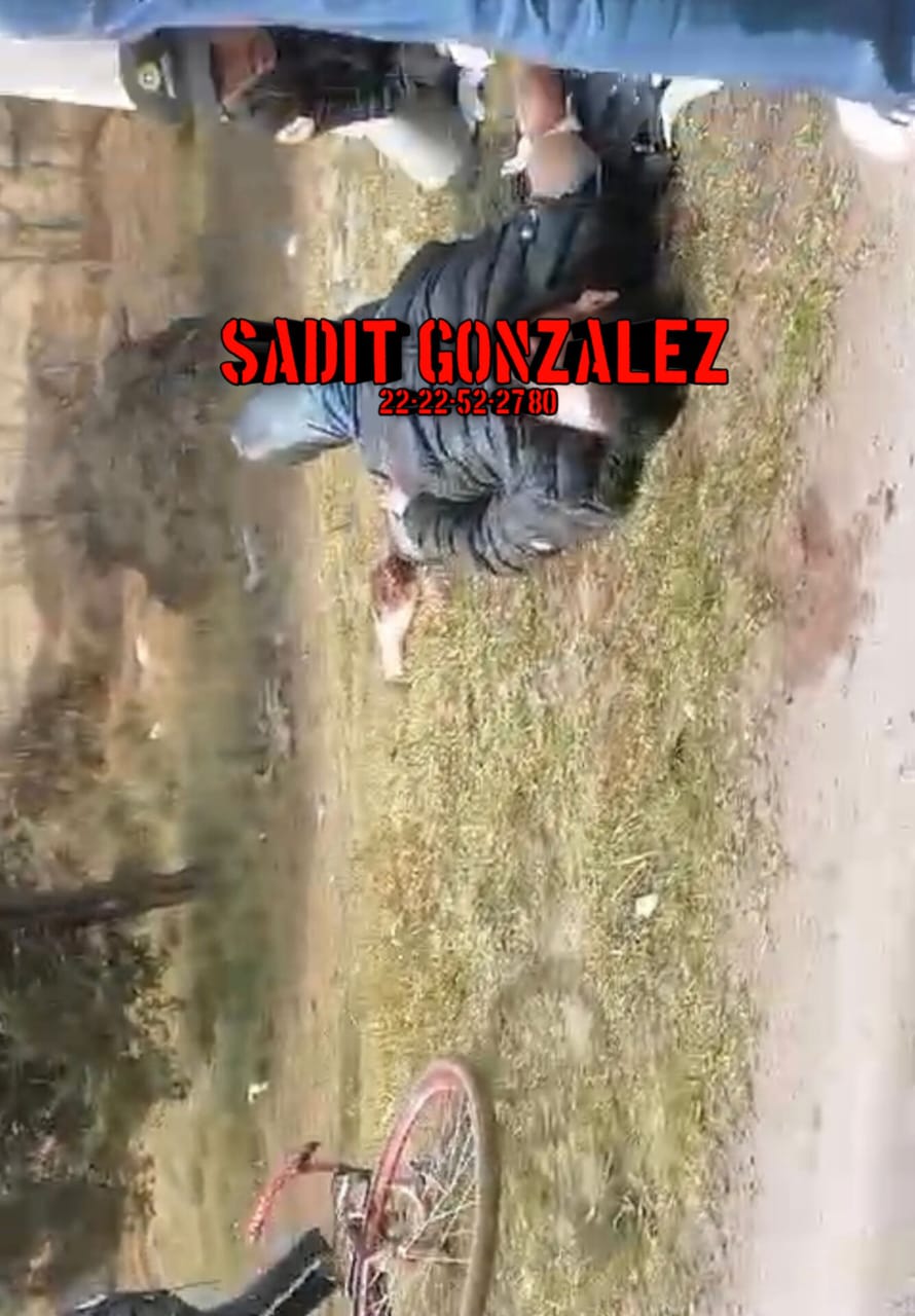 Muere hombre al ser embestido por una camioneta en Chignahuapan.