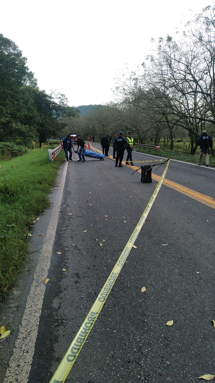 Identifican cadáver hallado ayer sobre la Pachuca-Tuxpan.