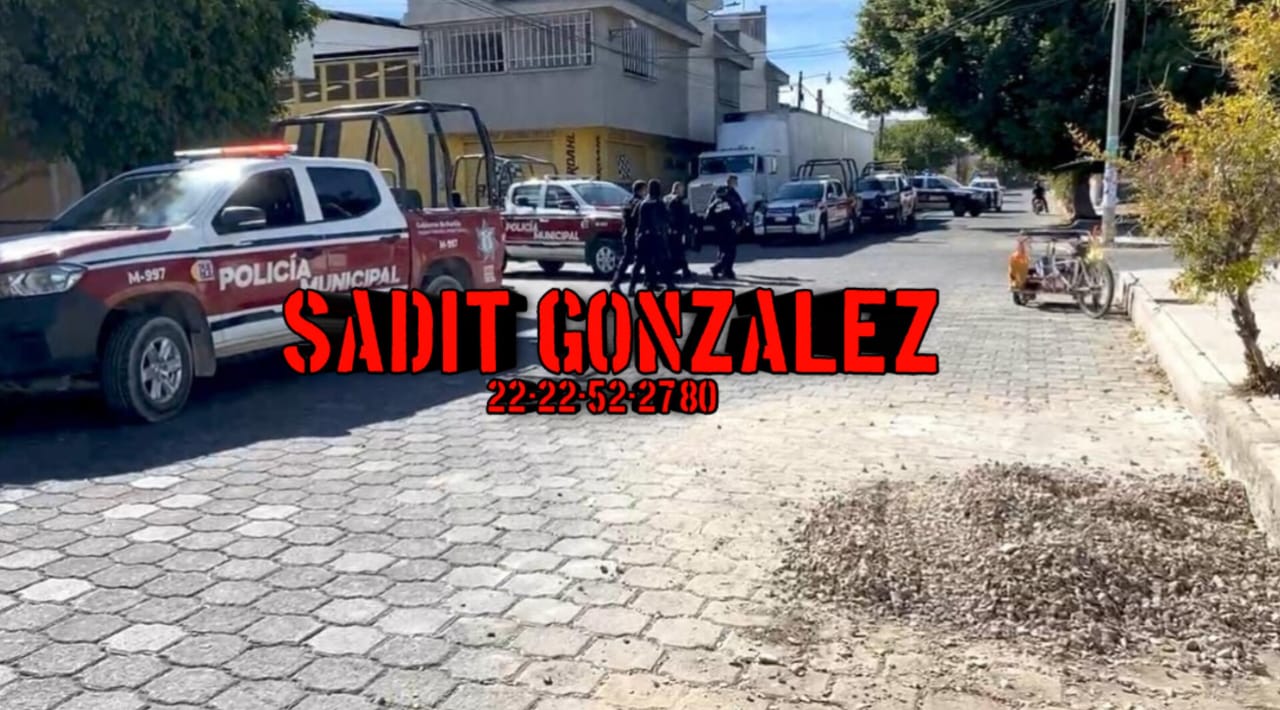 Tras persecución policia municipal de Tehuacán logra detener a un asaltante.