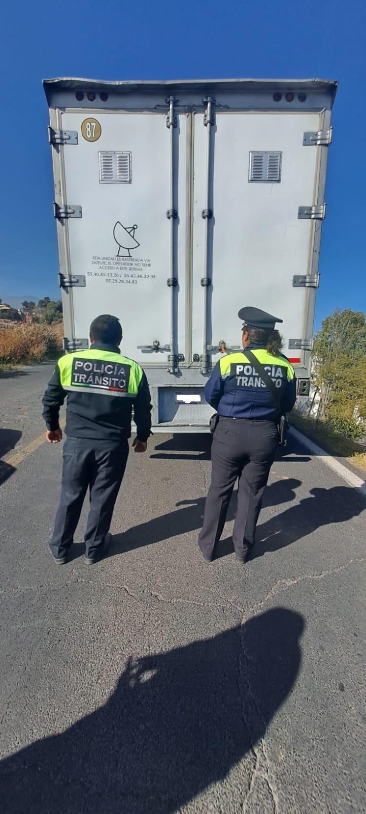 Transitó municipal de Texmelucan recuperó dos camiones de autotransporte robados