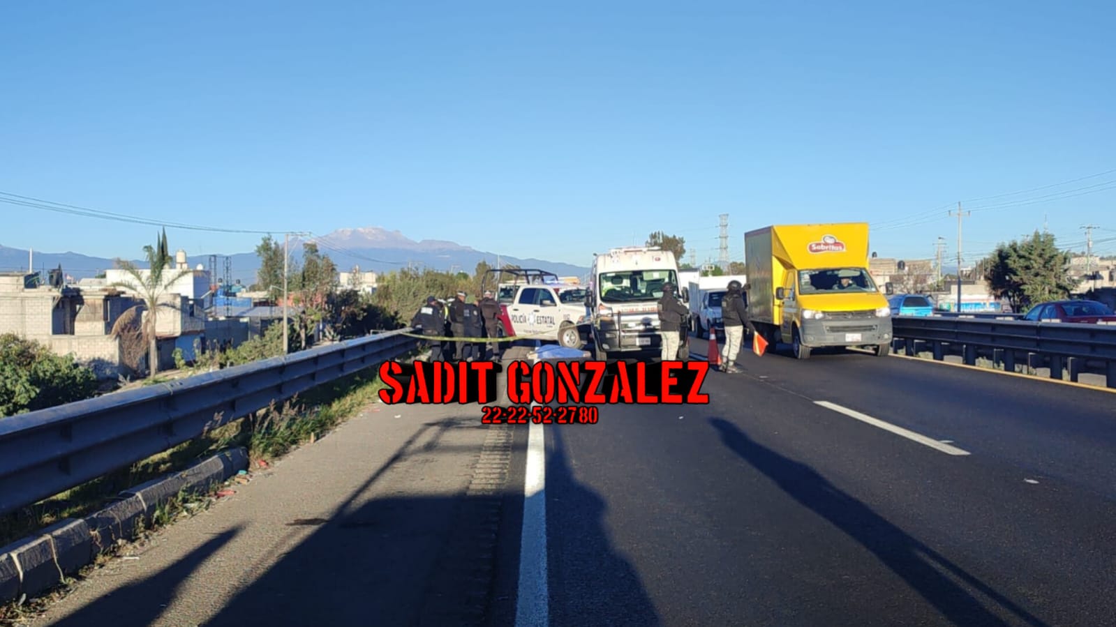 Muere ciclista y motociclista durante percance vial sobre la Puebla-Orizaba.