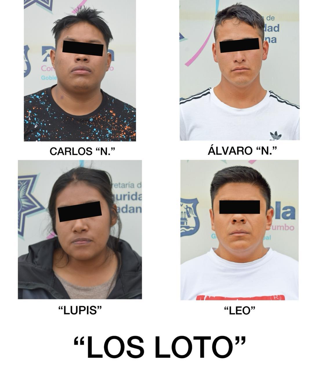 La SSC de Puebla detuvo a 10 personas asociadas al robó de vehículo con violencia, al robó de comercio y de autopartes