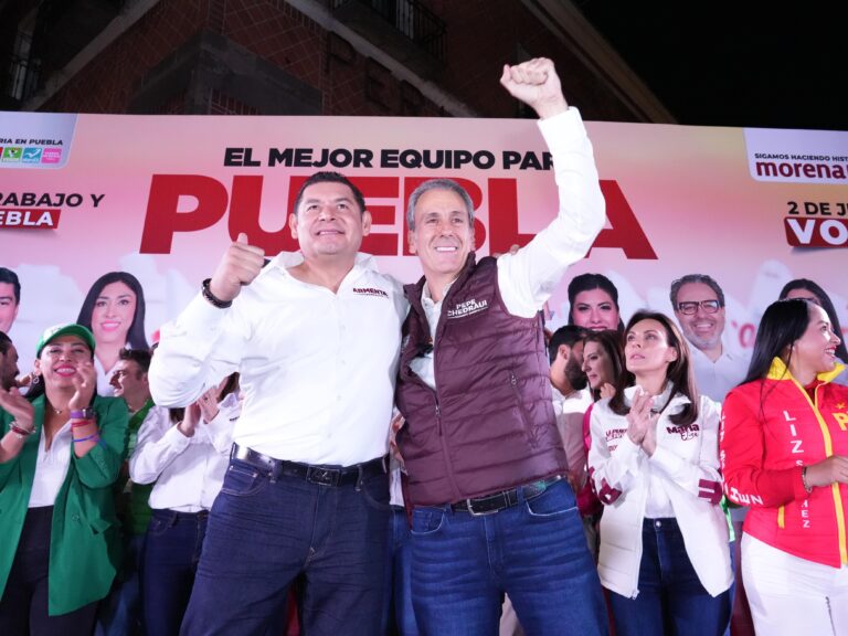 Alejandro Armenta y Pepe Chedraui inician campaña desde el corazón de Puebla