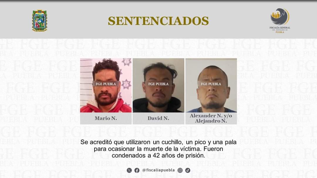 Condena de 42 Años a Asesinos que Decapitaron a su Padre en Juan C. Bonilla