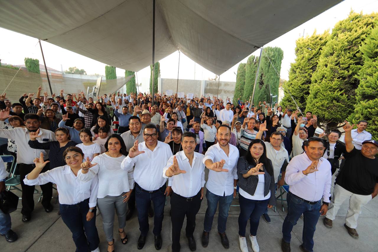 Tepeaca recibe a Lalo Rivera previo a inicio de campaña