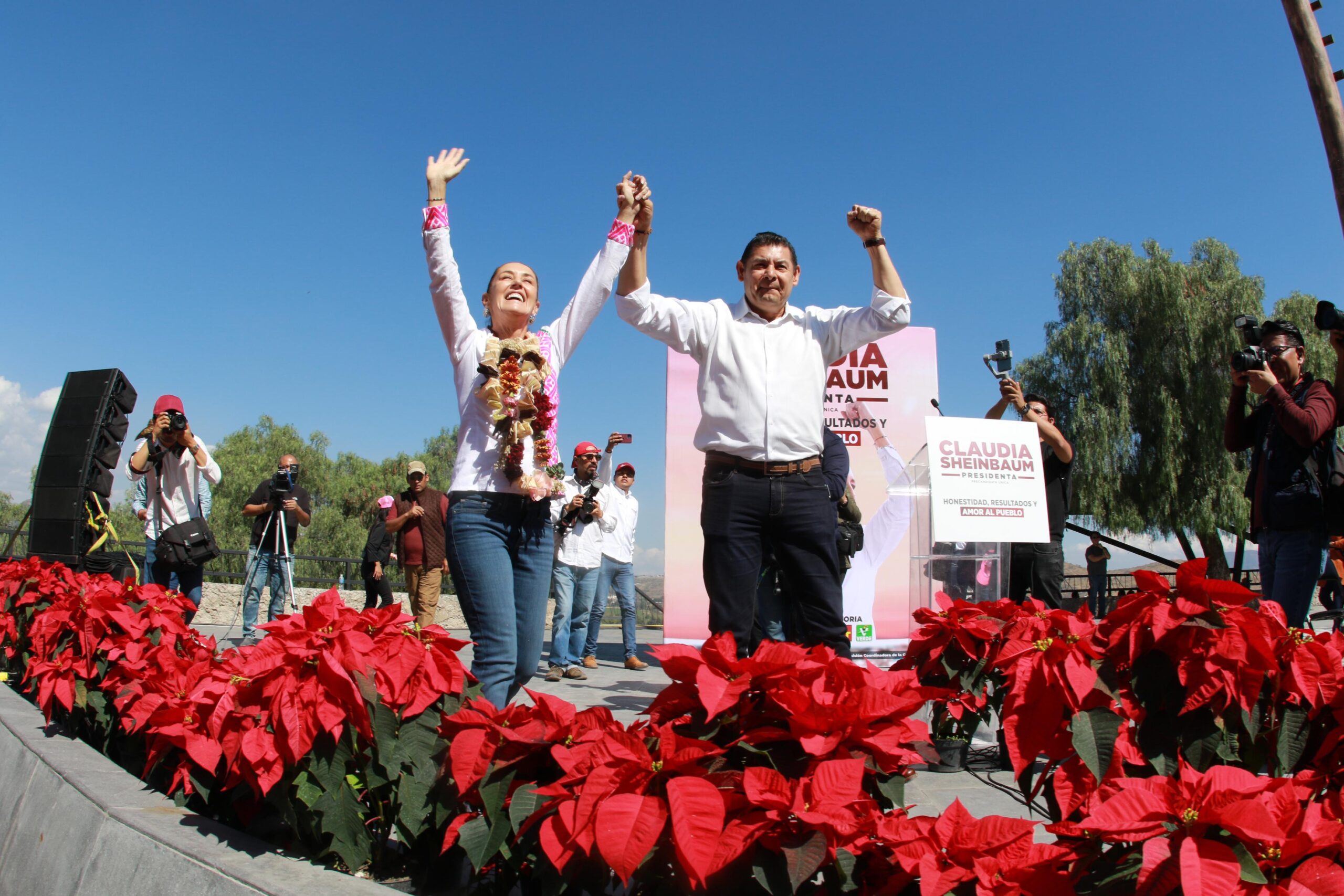 Claudia Sheinbaum, luego de reunirse con más de 50 mil personas en Oaxaca visitara Puebla y Morelos