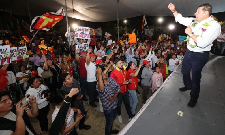 Alejandro Armenta promete mejoras en infraestructura y seguridad en Amozoc