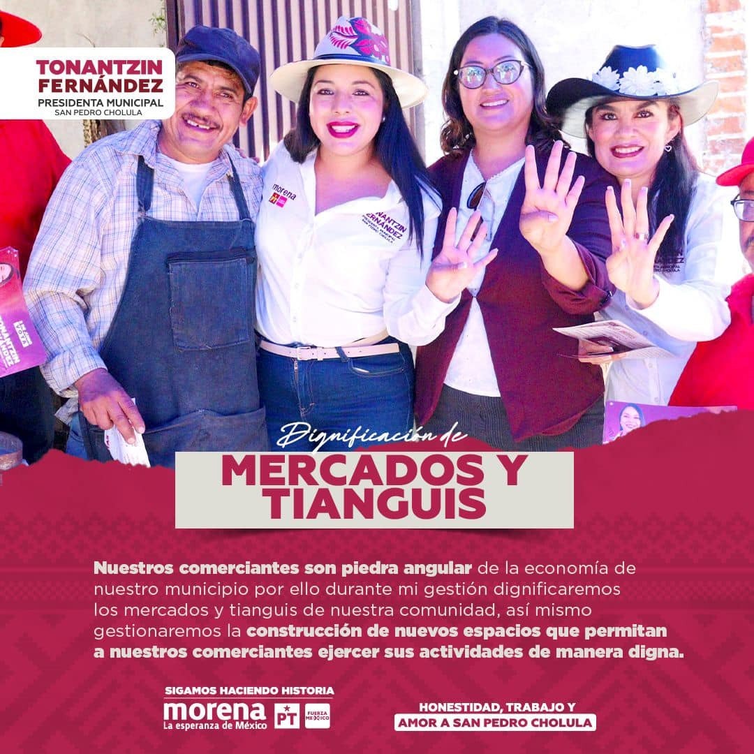 Tonantzin Fernández busca impulsar Mercados y Tianguis