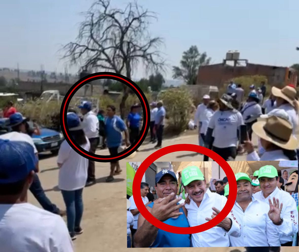 Simpatizantes de Gabriel Coraza agreden a brigadistas del candidato de Acción Nacional de Tlalancaleca